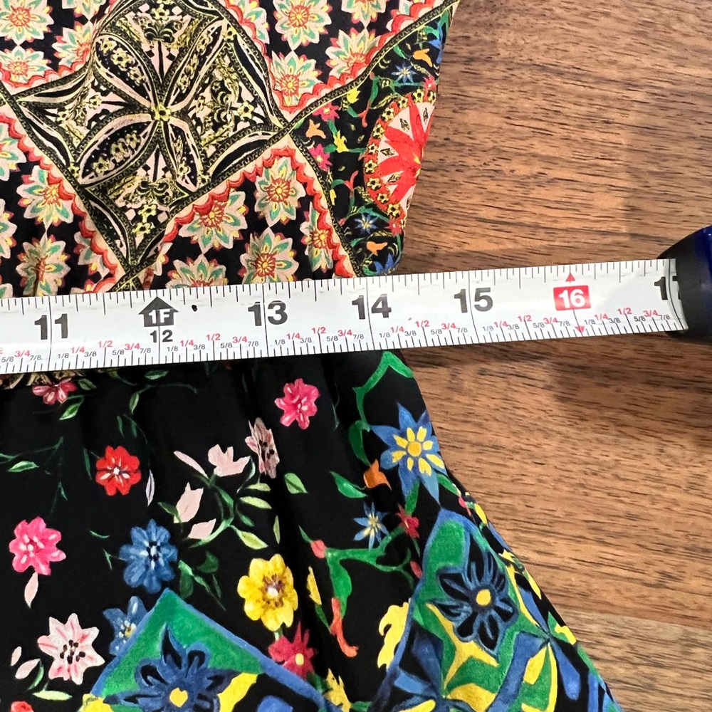 Show stopper Alice & Olivia Silk Floral Printed Maxi Dress - Picture 13 of 16